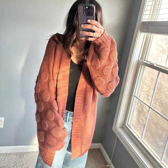 Oversized knit cardigan - Picture 4 of 6